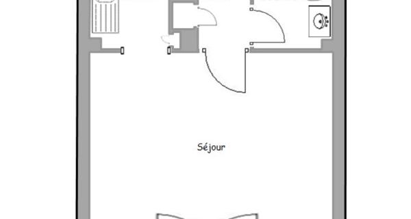 À vendre Studio 25.15 m² - Montpellier 34080