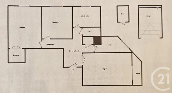 Appartement F3 à vendre  3 pièces - 70,98 m 2   NICE  - 06