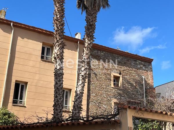 Torreilles - A VENDRE Maison centre village de 6 pièces avec cour ,terrasse et garage