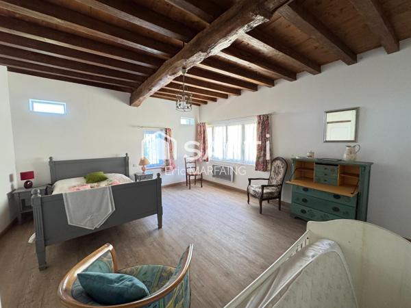 Maison de maître avec gîte et piscine dans grand parc