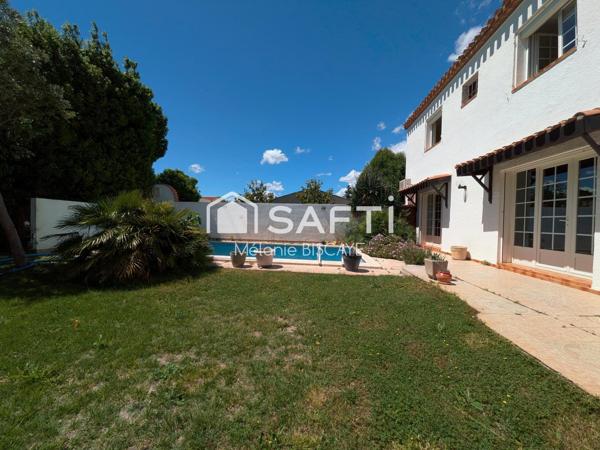 MAISON D'ARCHITECTE 164m2, 3 CHAMBRES, PROCHE CENTRE