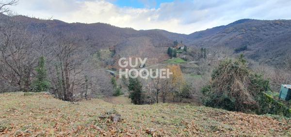 Terrain constructible sur Antraigues, avec vue dominante