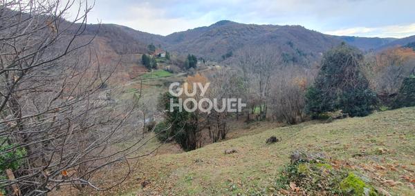 Terrain constructible sur Antraigues, avec vue dominante