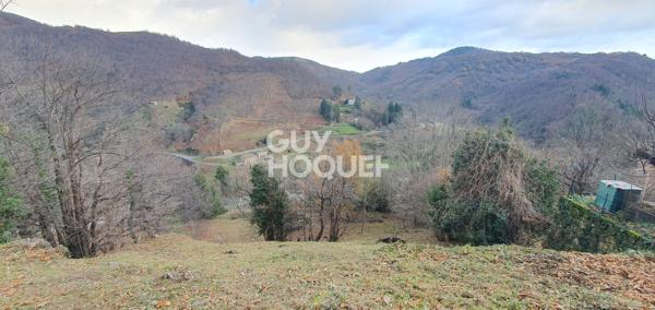 Terrain constructible sur Antraigues, avec vue dominante