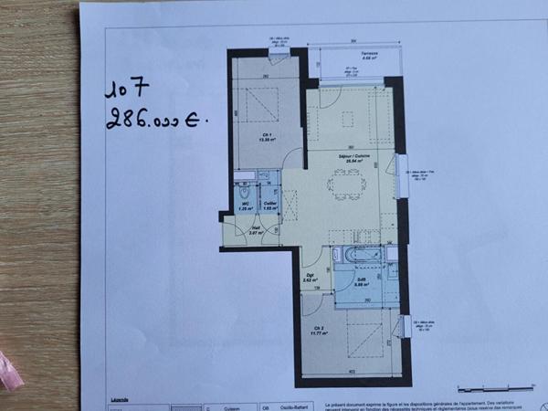 Appartement Templeuve En Pevele 3 pièce(s) 67 m2