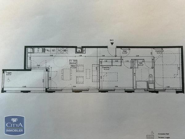Vente appartement 3 pièces