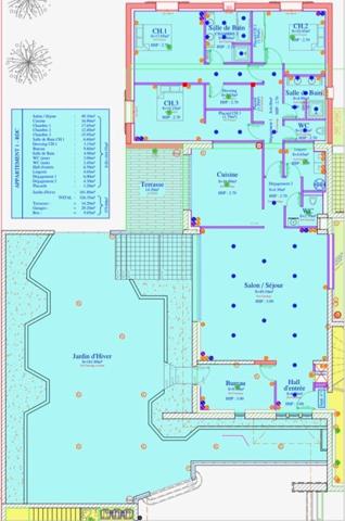 Appartement, Rez de jardin avec jardin d'hiver