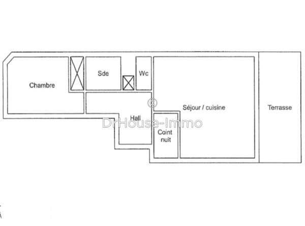 Appartement à vendre 2 pièces de 36 m²