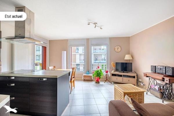 Appartement à vendre 334 500 € Lyon 07 3 p 63 m² DPE C