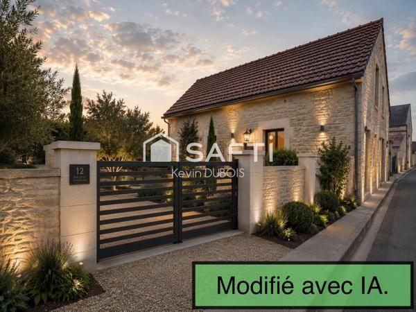 Maison et grange à réhabiliter.