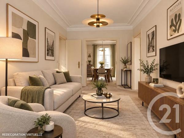 Appartement F4 à vendre  4 pièces - 71,52 m 2   PARIS  - 75015