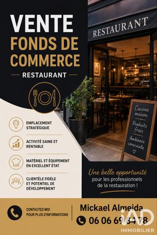 Restaurant à vendre 230 m² Saint-Cyr-l'École