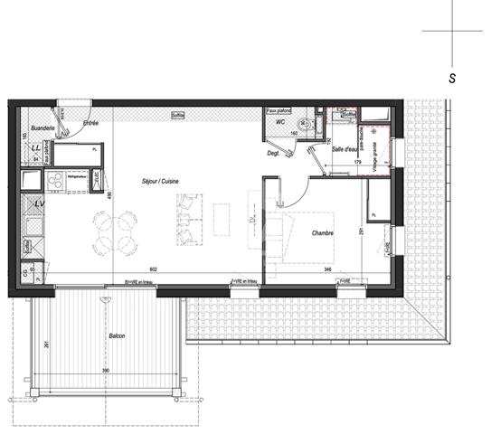 Appartement NEUF Capbreton 2 pièce(s) 43m2