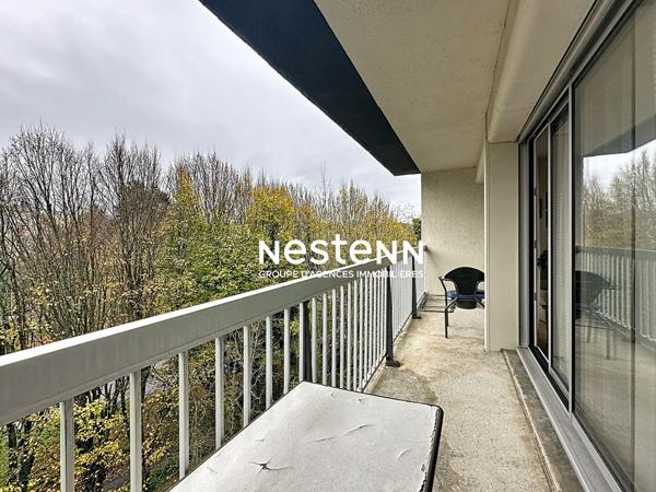 KERDREZEC - Quimper Sud - Grand Type 2 de 66m² - Balcon - ASCENSEUR - Stationnement privatif