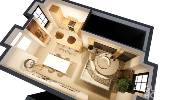 Appartement Pontarlier 2 pièce(s) 45 m2