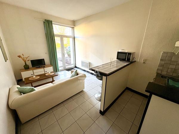 APPART. T2 MEUBLE A LOUER - BLOIS - PROCHE GARE, EXTERIEUR PRIVATIF & PLACE DE PARKING AU PIED DE L'IMMEUBLE