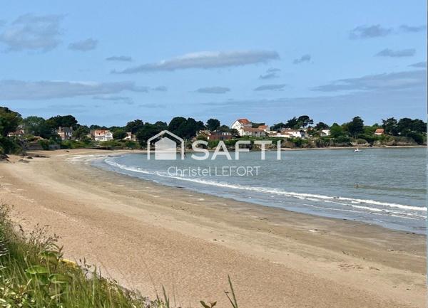 Terrain viabilisé 1400 m2 - La Plaine sur Mer -  Proche plage du Cormier
