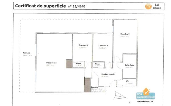 Appartement à vendre    4 pièces • 92,18 m2 La Grande-Motte
