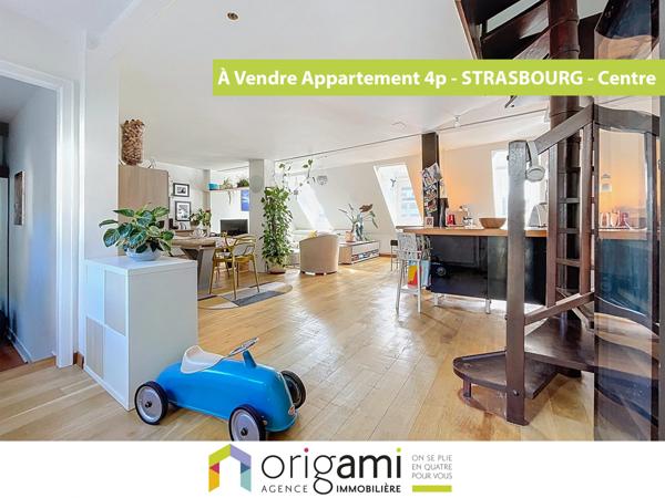 Appartement 4P duplex à vendre à STRASBOURG