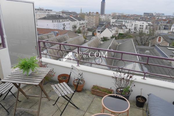 APPT T2 36 m², Terrasse 8 m², Place de parking sécurisée Nantes (44000)