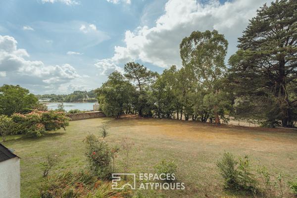 Arradon – Maison d’architecte avec parc arboré et vue sur l’eau