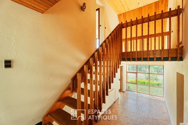 Arradon – Maison d’architecte avec parc arboré et vue sur l’eau