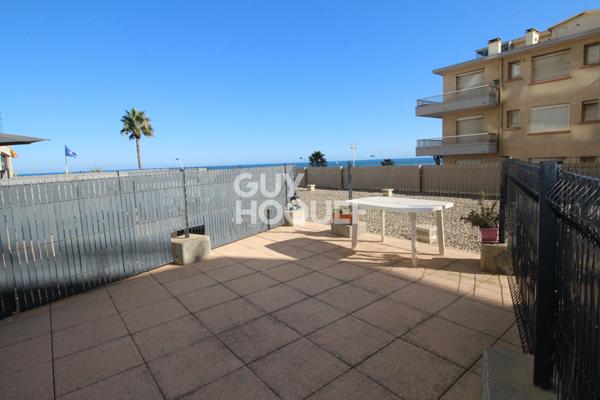 À louer - Studio cabine avec terrasse de 30 m² et vue mer