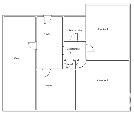 Appartement à vendre 3 pièces 62 m² Bihorel