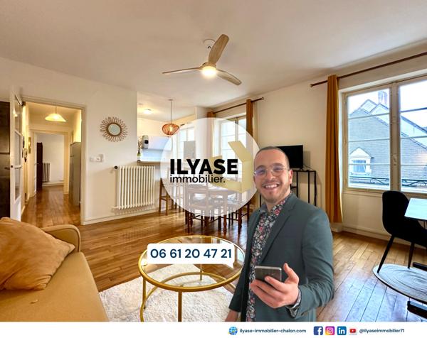 Chalon-sur-Saône (71100) Appartement T2 meublé | 51 m² | Tout équipé
