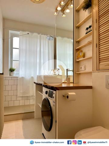 Chalon-sur-Saône (71100) Appartement T2 meublé | 51 m² | Tout équipé