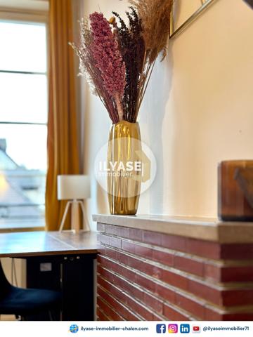 Chalon-sur-Saône (71100) Appartement T2 meublé | 51 m² | Tout équipé