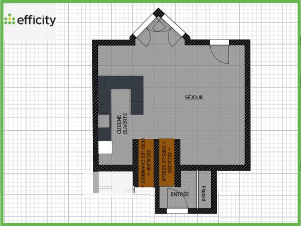 Appartement 4 pièces - 83 m² Exclusivité efficity
