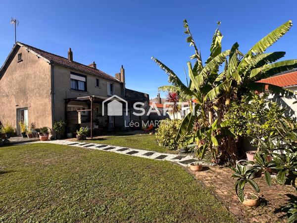 Maison 115m2 - 4 chambres - Jardin et atelier