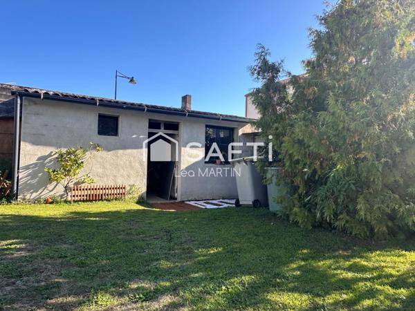 Maison 115m2 - 4 chambres - Jardin et atelier