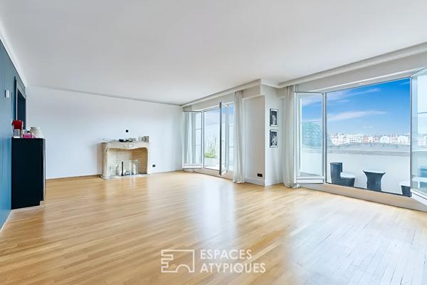 Avant dernier étage de prestige avec balcons et vue dominante – Quartier Molitor