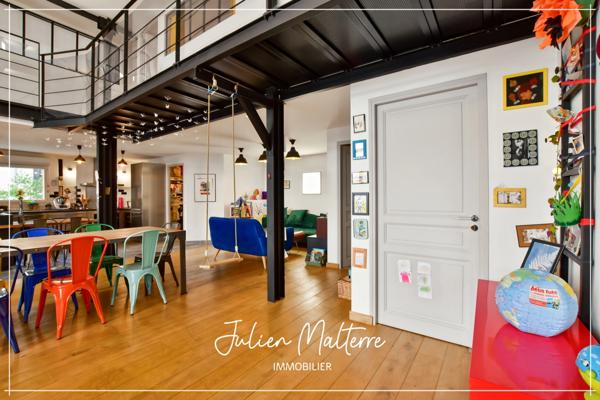 SAINT ETIENNE (42) - Exceptionnel LOFT de 165 m² avec 5 chambres et garage