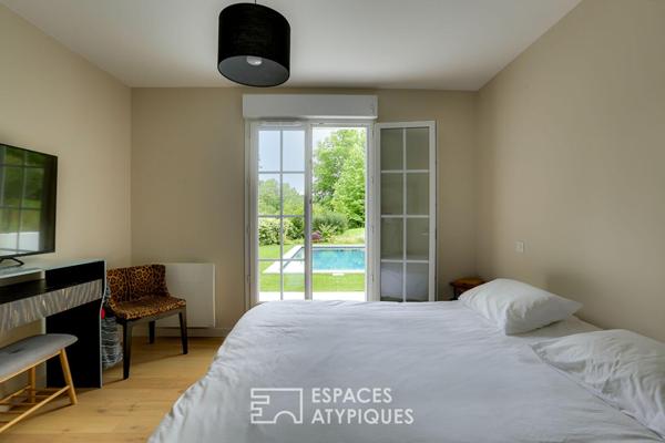 Une propriété pleine de charme dans un écrin végétal