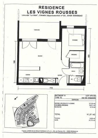 Location Appartement à GENISSAC