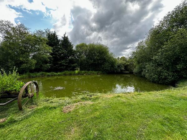 Dpt MANCHE(50), Propriété avec trois étangs sur 1,4 hectare en Normandie – Maison de charme proche Vire et Mont-Saint-Michel