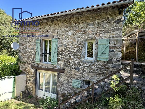 Propriété de 2 maisons dans le magnifique cadre de la vallée de l'Aveyron