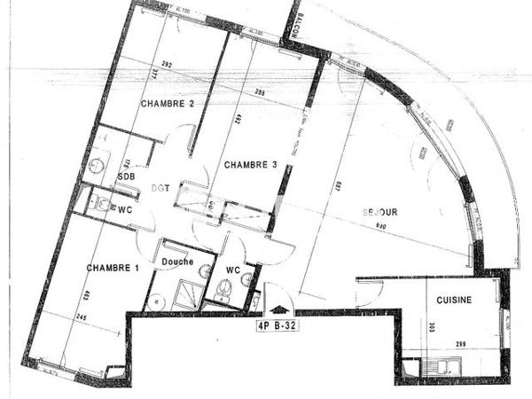 À vendre Appartement 4 pièces 96.95 m² - Courbevoie 92400