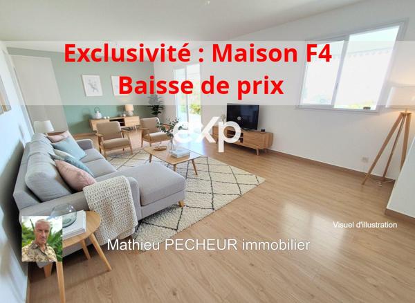 Sainte-Marie / Beaumont : Maison F4 (3 chambres) avec Vue, parcelle de 720 m2