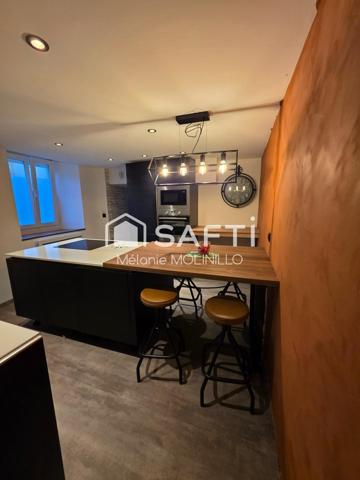 Ensemble Immobilier de deux maisons, garage et Terrain