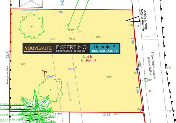 Bourgneuf-en-Retz (44580) Terrain à bâtir de 596 m²