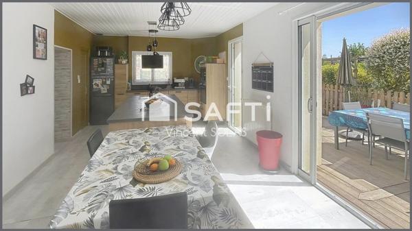 Maison Familiale Rénové de 120m² - 4 Chambres - Garage - 2 SDE - 2 WC