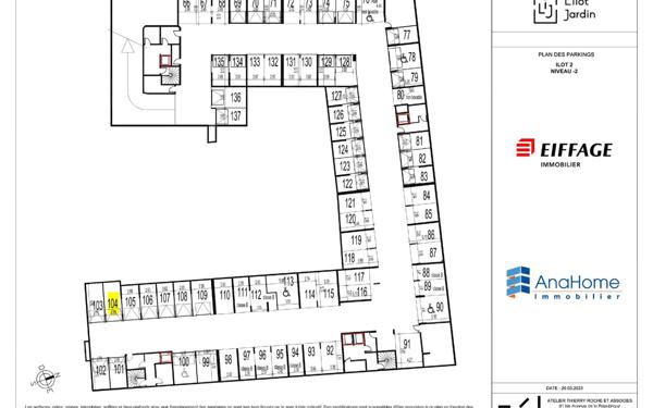 Stationnement à louer    18 m2 Lyon 7