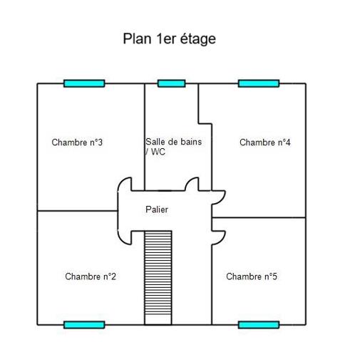 Maison 6 pièces - 121 m² Exclusivité efficity