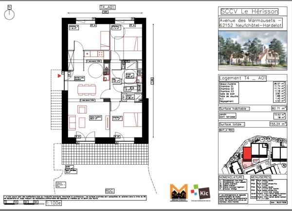 LES "VILLAS HÉRISSON" - PROGRAMME NEUF du T3 AU T5