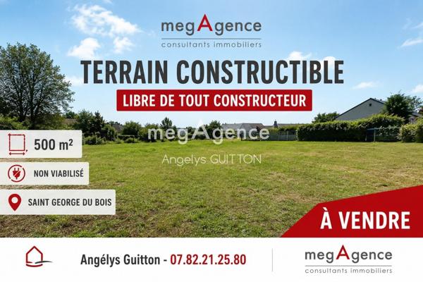 Terrain à SAINT-GEORGES-DU-BOIS, 72700 - 470m²