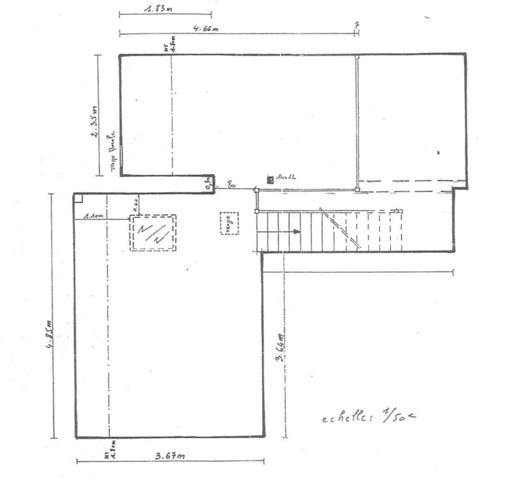 Appartement duplex avec jardinet à Thomery, à 5 km de Fontainebleau.